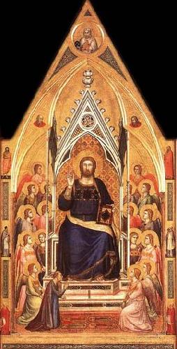 GIOTTO di Bondone Christ Enthroned oil painting picture